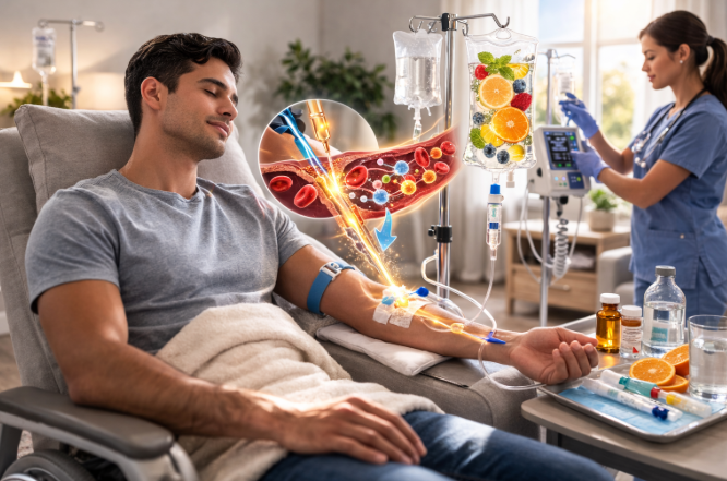 iv therapy delivers nutrients